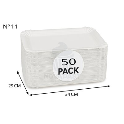 Square Trays No. 11 29x34 cm (50 Units)