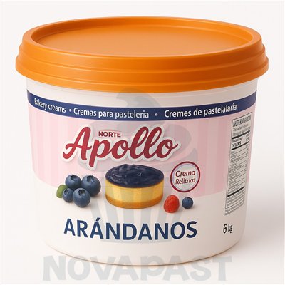 Crème Apollo Myrtilles - Décoration Gourmande 6 kg