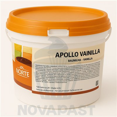 Creme de Baunilha Apollo - Cubo 6kg de Sabor Incomparável