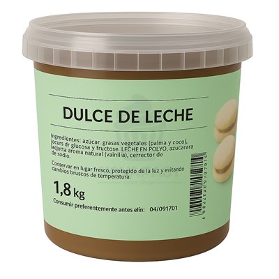 Dulce de Leche Pur 1.8 kg - Saveur Authentique