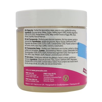PME BOTE PIPING GEL GELATINA NEUTRA 325 GRAMOS