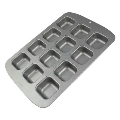 PME MOLDE ALUMIN. 12 MINI PASTELES 62X62X30MM 