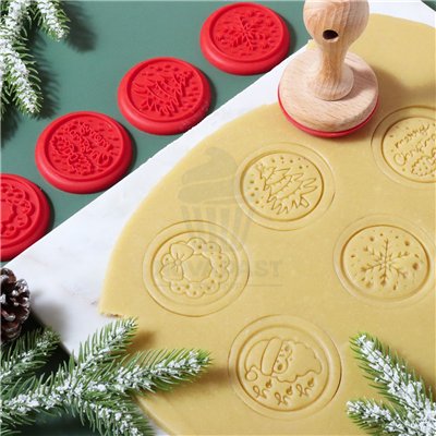 PME SET DE 5 SELLOS RELIEVE GALLETAS NAVIDEÑAS 5 C