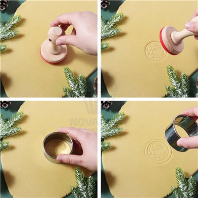 PME SET DE 5 SELLOS RELIEVE GALLETAS NAVIDEÑAS 5 C