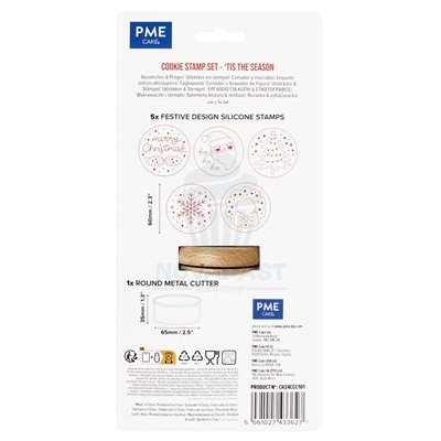 PME SET DE 5 SELLOS RELIEVE GALLETAS NAVIDEÑAS 5 C