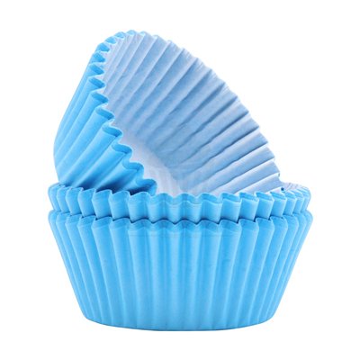PME SET DE 60 CAPSULAS CUPCAKES AZUL CLARO 51X30MM