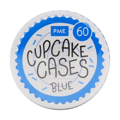 PME SET DE 60 CAPSULAS CUPCAKES AZUL 51X30MM