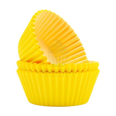 PME SET DE 60 CAPSULAS CUPCAKES AMARILLO 51X30MM