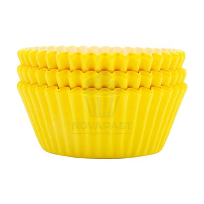 PME SET DE 60 CAPSULAS CUPCAKES AMARILLO 51X30MM