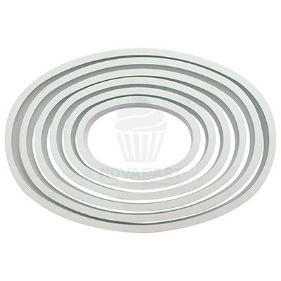 PME SET DE 6 CORTADORES OVALADOS 70 A 166MM LARGO