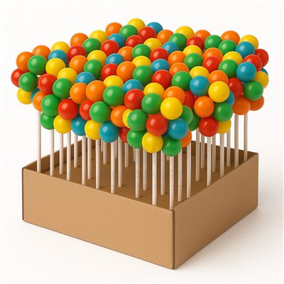 Modecor Colorful Decorative Balloons (24 pcs) - Unique Party