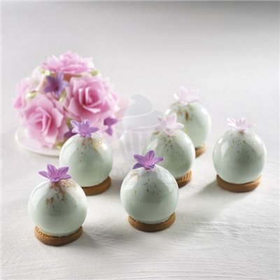 MODECOR CAJA DE 400 FLORECILLAS OBLEA ROSA 2CM