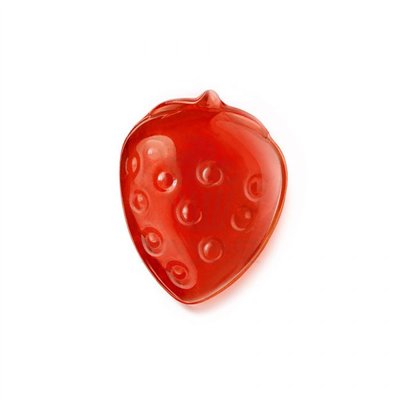 MODECOR CAJA 96 PZ FRESAS DE ISOMALT CON SABOR