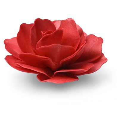 MODECOR ROSA GRANDE DE OBLEA ROJA 12,5 CM