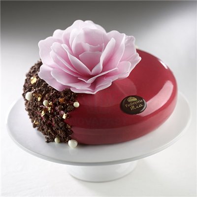 MODECOR ROSA GRANDE DE OBLEA ROSA 12,5 CM