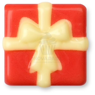 24 PIEZAS CHOCO BLANCO NAVIDAD SURT. 3 MOD. H4/3CM