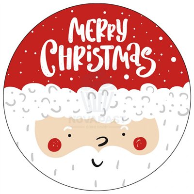 12 TOPPERS PRECORTADOS GALLETAS NAVIDAD 5,8CM 