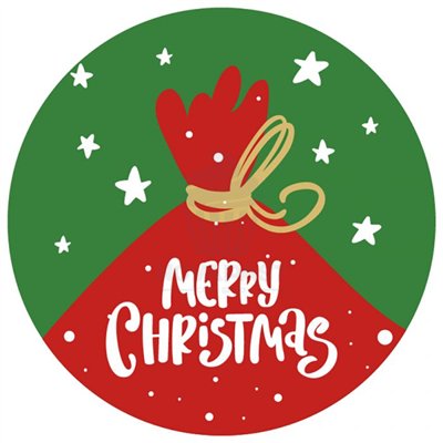 12 TOPPERS PRECORTADOS GALLETAS NAVIDAD 5,8CM 