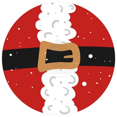 12 TOPPERS PRECORTADOS GALLETAS NAVIDAD 5,8CM 