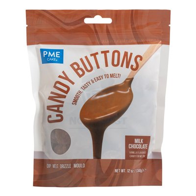 PME BOLSA 340 GR CHOCOLATE MARRON CANDY BUTTONS