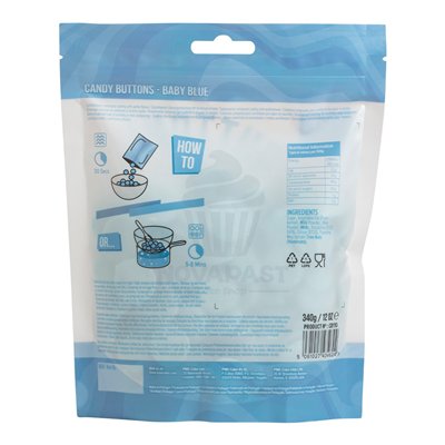 PME BOLSA 340 GR CHOCOLATE AZUL BEBE CANDY BUTTONS