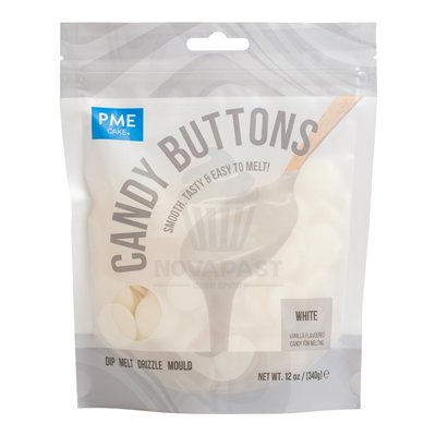 PME BOLSA 340 GR CHOCOLATE BLANCO CANDY BUTTONS