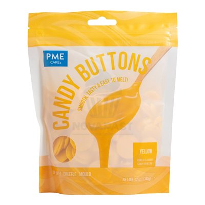 PME BOLSA 340 GR CHOCOLATE AMARILLO CANDY BUTTONS