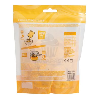 PME BOLSA 340 GR CHOCOLATE AMARILLO CANDY BUTTONS
