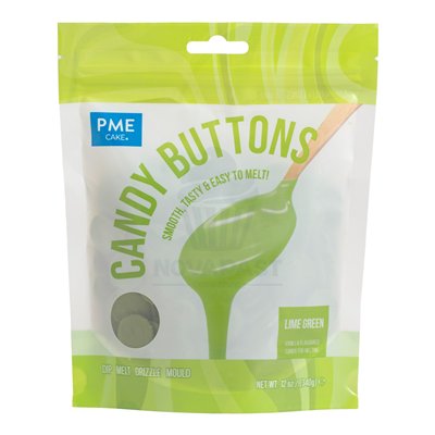 PME BOLSA 340 GR CHOCOLATE VERDE LIMA CANDY BUTTON