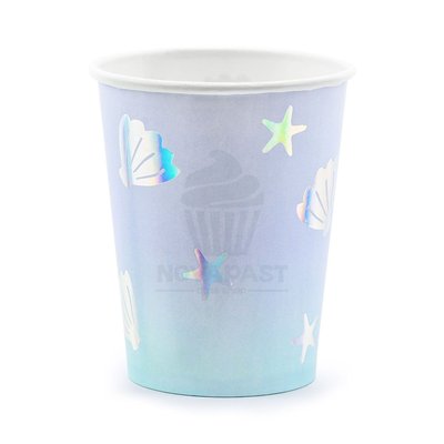 PARTYDECO SET DE 5 VASOS NARVAL BRILLO