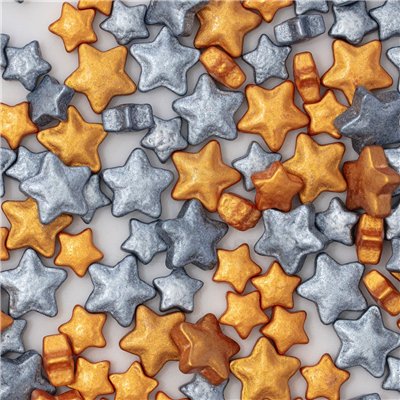 PME KIT SPRINKLES 25GR. ESTRELLAS DORADAS SURT.