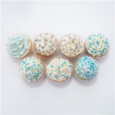 PME SET 7 SOBRES SPRINKLES CELESTE/PLATA 180GR