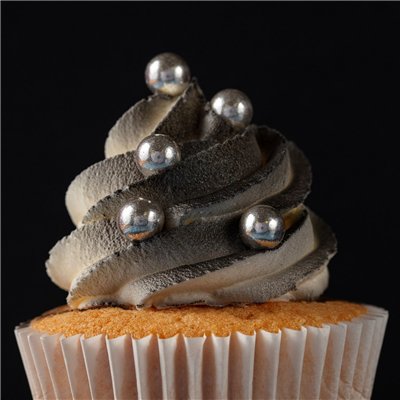 PME BOTE 25 GR PERLAS PLATEADAS 8 MM DECORACION