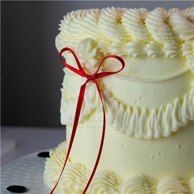 PME SET 8 TOPPERS CON LAZO PARA TARTAS ROJO