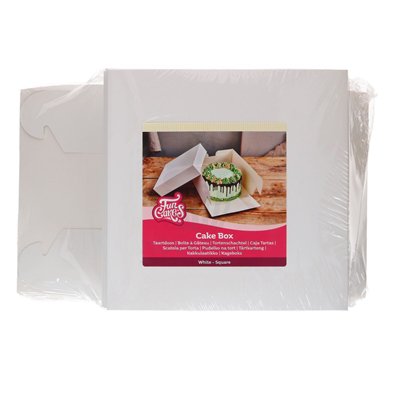 FUNCAKES CAJAS PARA TARTA CUADRADA 40X40XH20CM