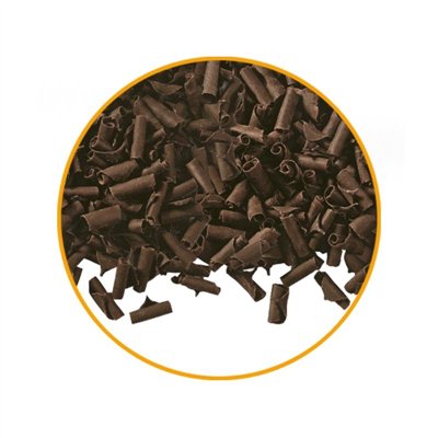 BOTE 80 GR RIZOS DE CHOCOLATE NEGRO POSTRES