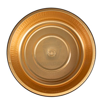 SET 50 CAPSULAS ALUM. ORO/NEGRO 1200ML Ø19,6x5,5CM