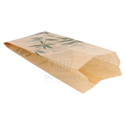 Pack of 500 Greaseproof Paper Bags 22x9+4cm Gusset