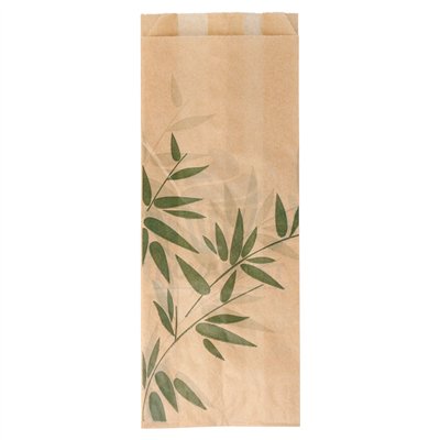 PAQ. 500 BOLSAS PAPEL ANTIGRASA 22X9+4CM FUELLE