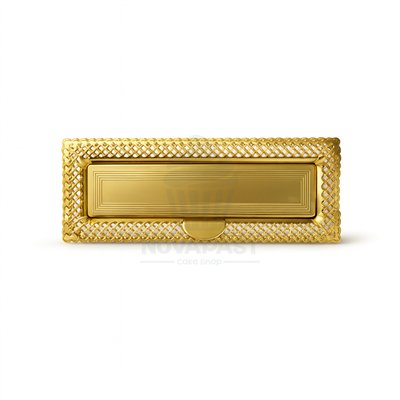 "ERIK" GOLD RIGID TRAY 15X38 CM (UNIT)