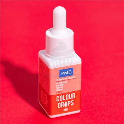 PME COLORANTE BASE ACEITE COLOUR DROPS ROJO 20ML