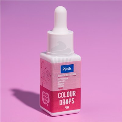 PME COLORANTE BASE ACEITE COLOUR DROPS ROSA 20ML