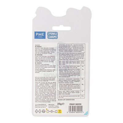 PME BLISTER SPRINKLES ALFABETO ARCOIRIS 25GR.