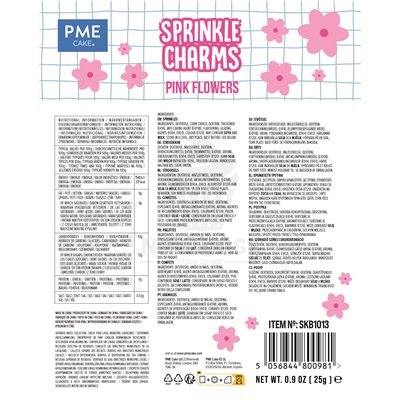 PME BLISTER SPRINKLES MINI ROSAS 25GR.
