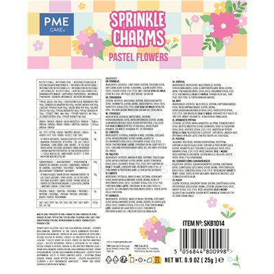 PME BLISTER SPRINKLES FLORES PASTEL 25GR.