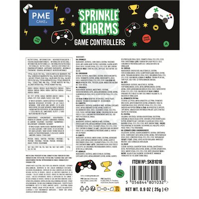 PME BLISTER SPRINKLES MANDOS VIDEOCONSOLA 25GR.