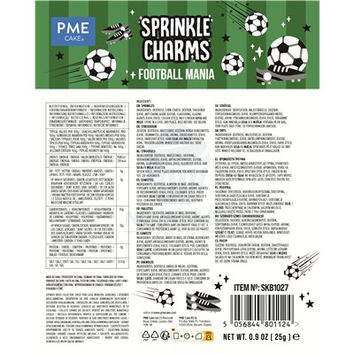 PME BLISTER SPRINKLES FUTBOL 25GR.