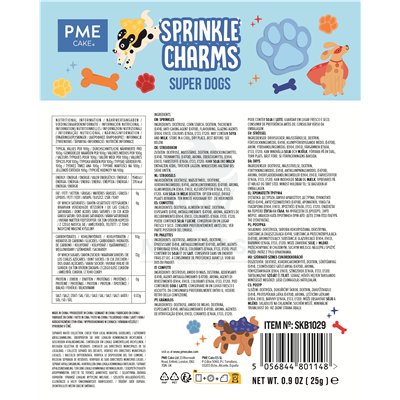 PME BLISTER SPRINKLES SUPER PERROS 25GR.