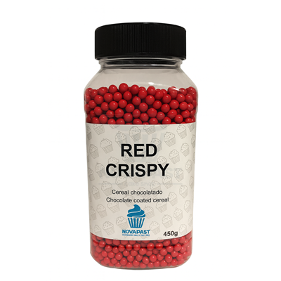 BILLES CHOCOLAT ROUGES RED CRISPY (POT DE 450 GR)