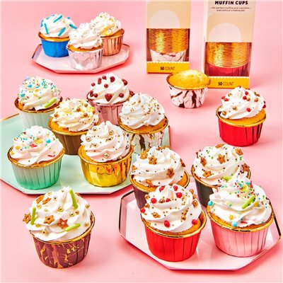 CONJUNTO WILTON 50 FORMAS MUFFIN AZUL